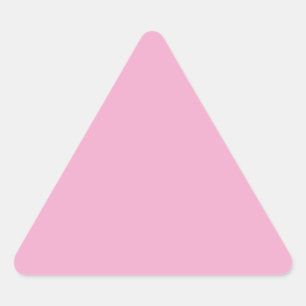 Triangulaire Sticker triangle rose pastel clair