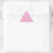 Triangulaire Sticker triangle rose pastel clair (Sac)