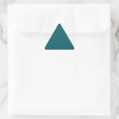 Triangulaire Sticker triangle Turquoise foncé (Sac)