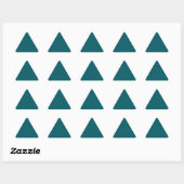 Triangulaire Sticker triangle Turquoise foncé (Feuille)