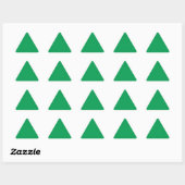 Triangulaire Sticker triangle vert (Feuille)