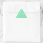 Triangulaire Sticker triangle vert à menthe vert clair pastel (Sac)