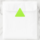 Triangulaire Sticker triangle vert Chartreuse (Sac)