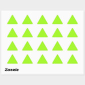 Triangulaire Sticker triangle vert Chartreuse (Feuille)
