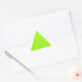 Triangulaire Sticker triangle vert Chartreuse (Enveloppe)