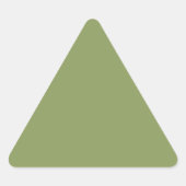 Triangulaire Sticker Triangle Vert Moss (Devant)