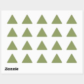 Triangulaire Sticker Triangle Vert Moss (Feuille)