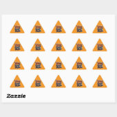 Triangulaire Symbole de triomphe Dussehra 2025 - Sticker découp (Feuille)