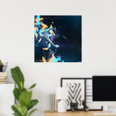 Triangulo astracto_poster poster (Thuiskantoor)