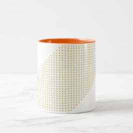 Triângulo com triângulos em 3D Tweekleurige Koffiemok