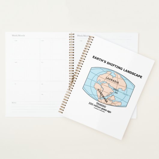 Trias du paysage changeant de la Terre (Devant avec enveloppe)