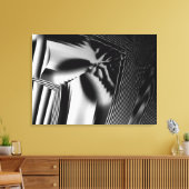 Triassic Frost Stretched Canvas Afdrukken (Insitu (Woonkamer))