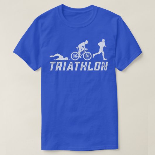 Triathle Triathle Triathlon Swim Run Bicycle Ride T-shirt (Design voorkant)