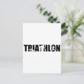 Triathlon Briefkaart (Staand voorkant)