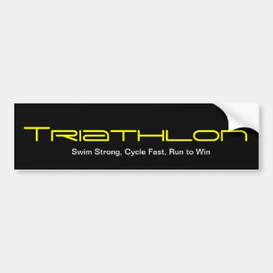 Triathlon Bumpersticker