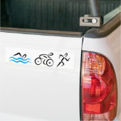 Triathlon Bumpersticker (Op Truck)