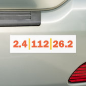 Triathlon Bumpersticker 2.4 112 26.2 (Op auto)