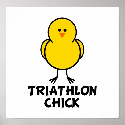 Triathlon Chick Poster (Voorkant)
