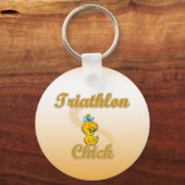 Triathlon Chick Sleutelhanger (Voorkant)