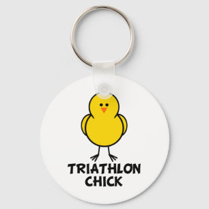 Triathlon Chick Sleutelhanger