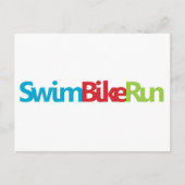 Triathlon Cool Design Briefkaart (Voorkant)