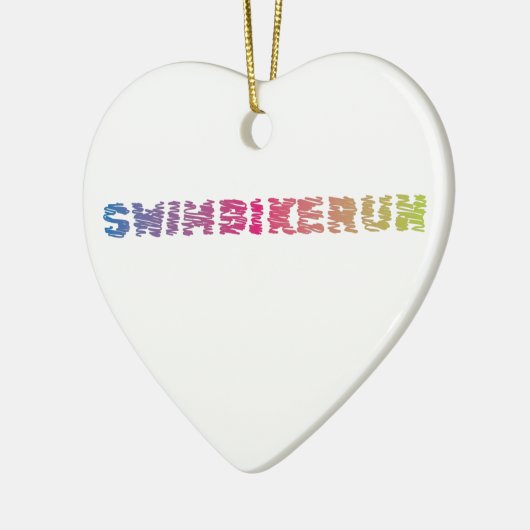 Triathlon Cool Design Keramisch Ornament (Links)