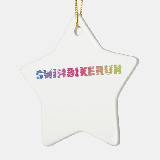 Triathlon Cool Design Keramisch Ornament (Links)