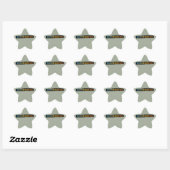 Triathlon Cool Design Ster Sticker (Vel)