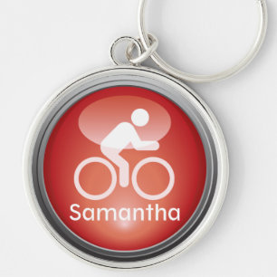 Triathlon CYCLE Gepersonaliseerd Sleutelhanger