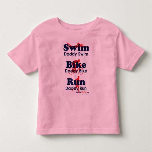 Triathlon Dad Kinder Shirts (Voorkant)