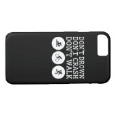 Triathlon Dont Drown Dont Crash Dont Walk Case-Mate iPhone Case (Achterkant (Horizontaal))