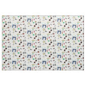 Triathlon Doodles Fabric Stof (Fat Quarter)