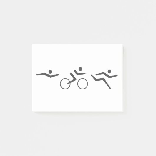 Triathlon-fiets Post-it® Notes (Voorkant)