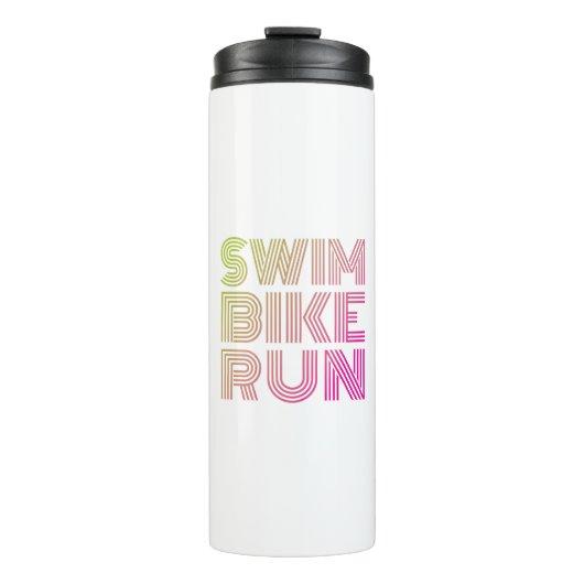Triathlon-fiets Thermosbeker (Voorkant)