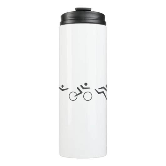 Triathlon-fiets Thermosbeker (Voorkant)