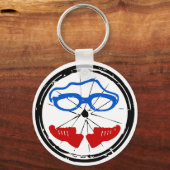 Triathlon Freak logo Sleutelhanger (Voorkant)