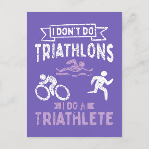 Triathlon Funny Briefkaart