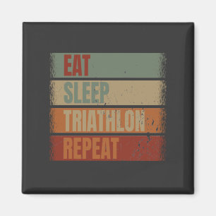 Triathlon Funny Magneet
