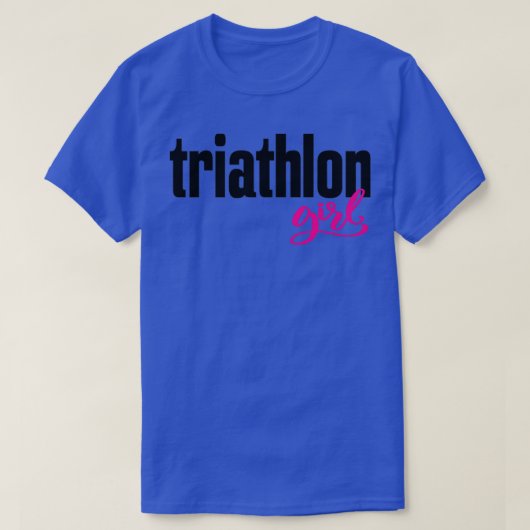 Triathlon Girl T-shirt (Design voorkant)