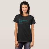 Triathlon Girl - Triathlon T-shirt (Voorkant volledig)