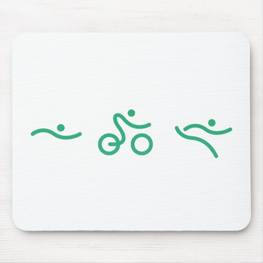 Triathlon Green logo Muismat (Voorkant)