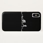 Triathlon Heartbeat Case-Mate iPhone Case (Achterkant (horizontaal))