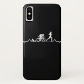 Triathlon Heartbeat Case-Mate iPhone Case (Achterkant)