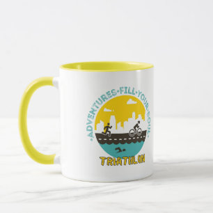 Triathlon. Het avontuur vult je ziel Mok