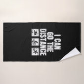 Triathlon I Can Go The Distance (Serviette de bain)