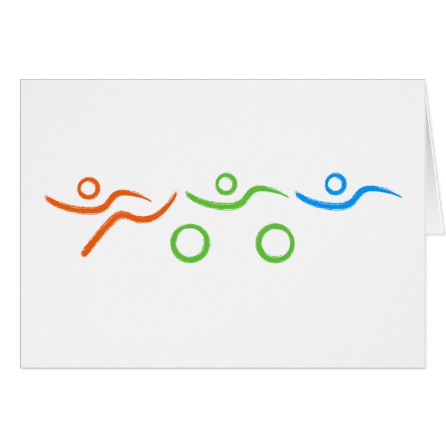 Triathlon, koel en uniek ontwerp (Voorkant Horizontaal)