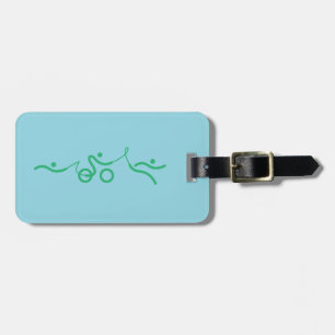 Triathlon, koel en uniek ontwerp bagagelabel