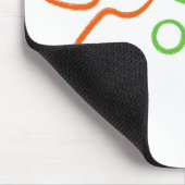 Triathlon, koel en uniek ontwerp muismat (Hoek)
