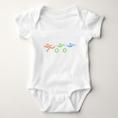 Triathlon, koel en uniek ontwerp romper (Voorkant)