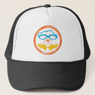 Triathlon leuk design trucker pet